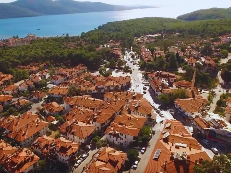 Akyaka evleri drone cekimi